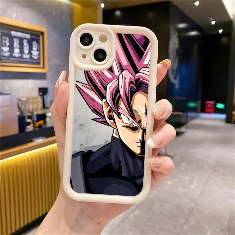 Soft Shell Case for iPhone 17 Air XR 15 16 14 Plus 16e XS Max 13 12 11 Pro Max Dragon Ball Goku Cool