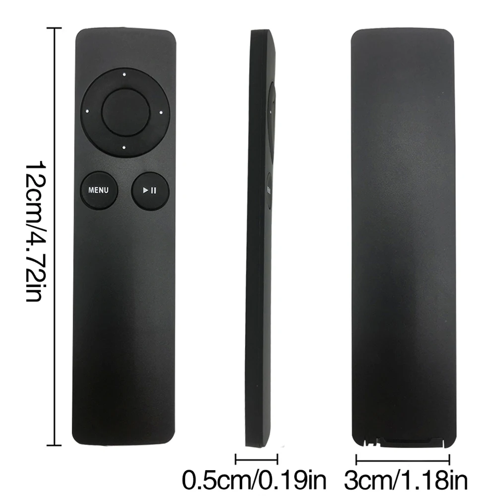 

Replacement Apple TV Remote Control Compatible with A1156 A1427 A1469 A1378 Apple TV 1 2 3 4 - Not Original Made of Plastic