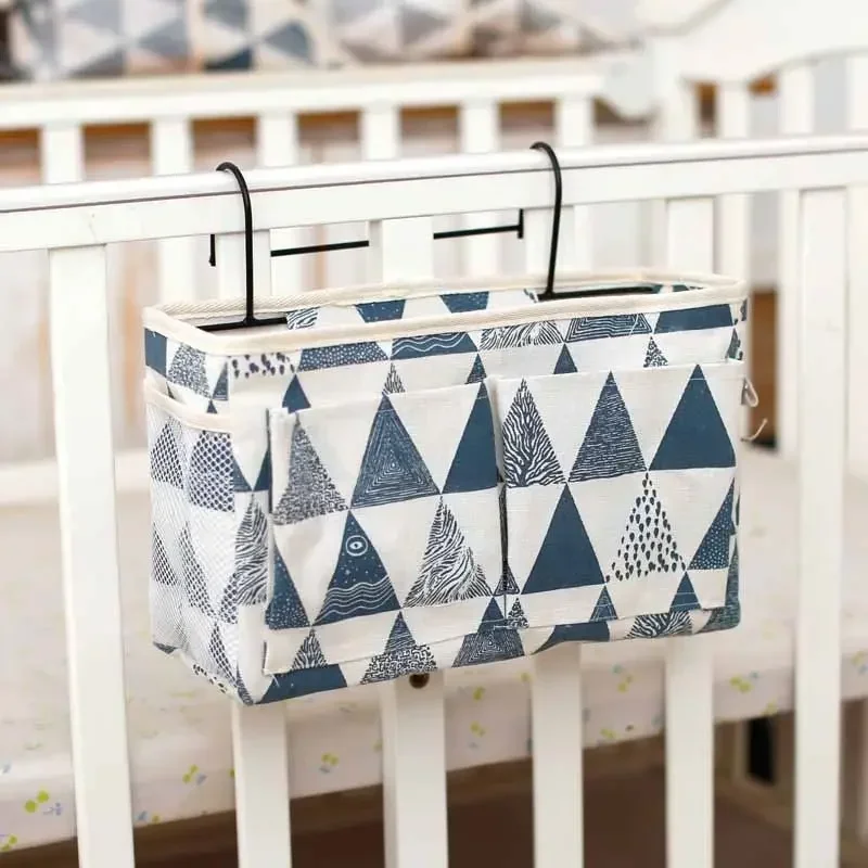 Bedside Caddy Hanging Bed Organizer Storage Bag Pocket for Bunk and Hospital Beds College Dorm Rooms Baby Bed Rails Camp 4 Pocke