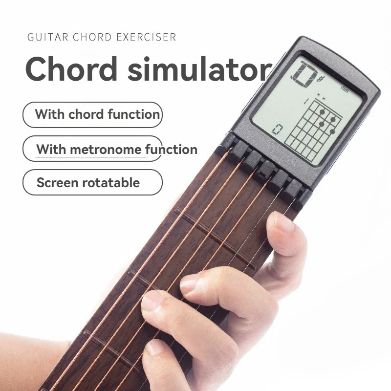 SOLO guitar chord practice device, portable pocket guitar chord finger device, smart chord playing tool