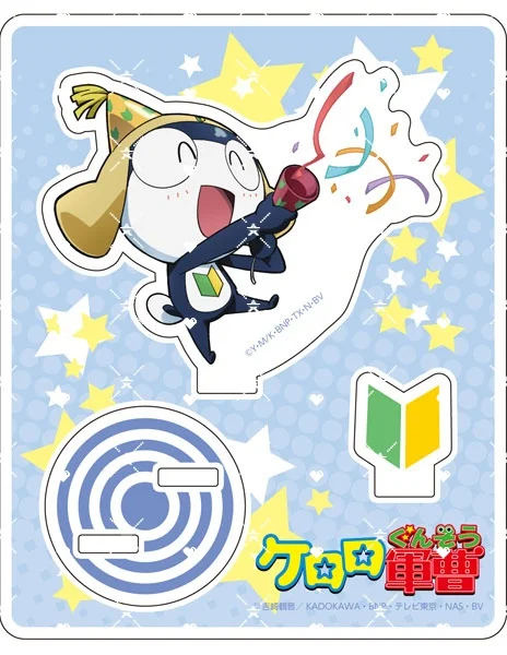 HOT Anime Keroro Figure Acrylic Stand Version Desk Decor Gifts Display Room Decoration Creative Adorkable 10cm
