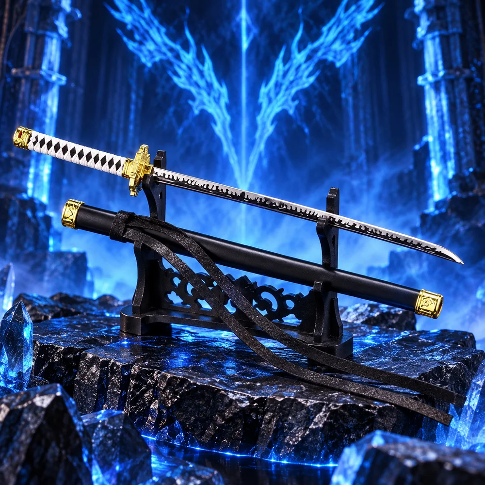 25cm Metal Yamato Katana Devil May Cry 5 Vergil Sword Steel Ninja Knife Real Size Japanese Katana Samurai Sabe Toy Anime Gift