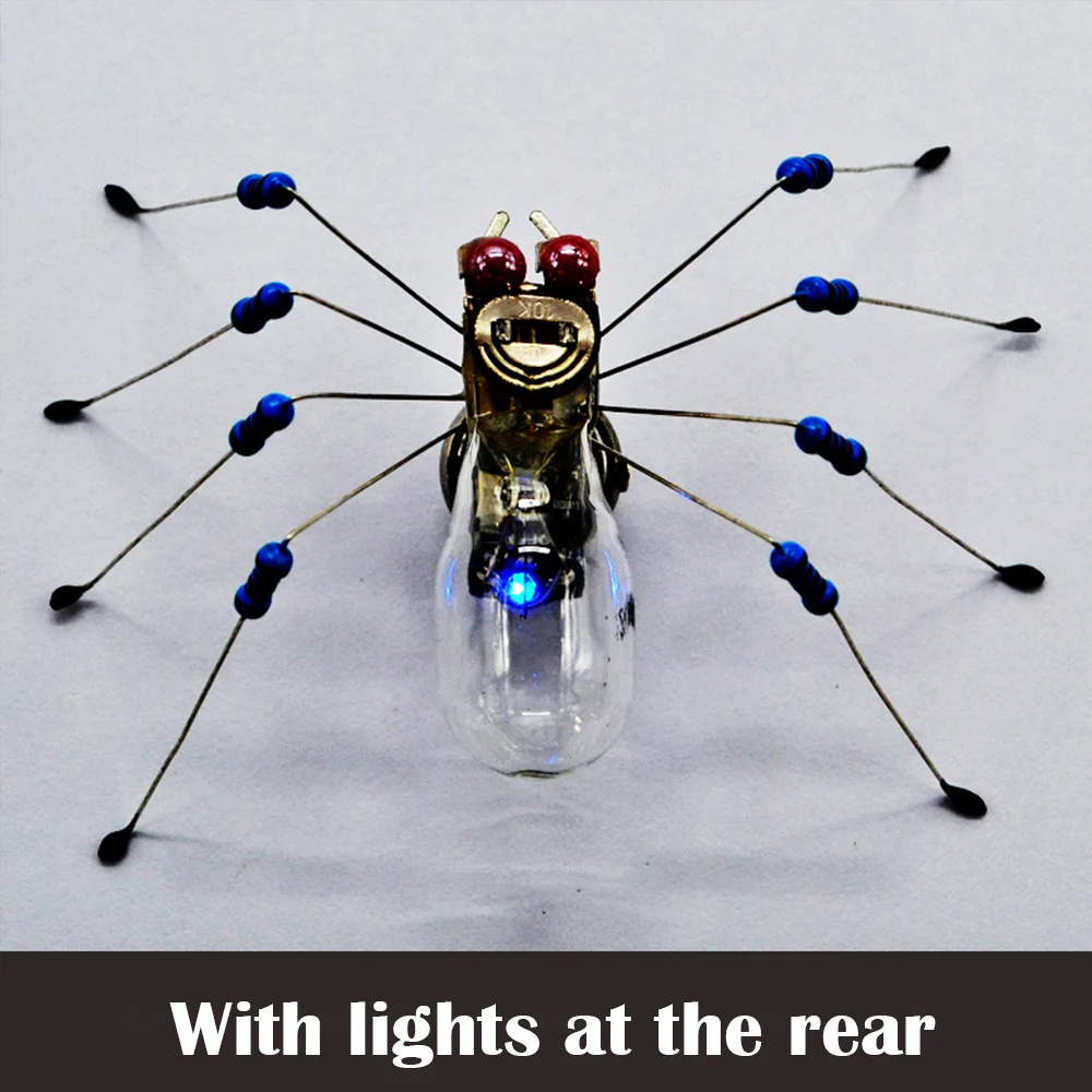 Modello di ragno Macchinari in metallo Puzzle Giocattoli scientifici per bambini Kit di apprendimento tecnologico STEM fai-da-te Giocattoli educativi