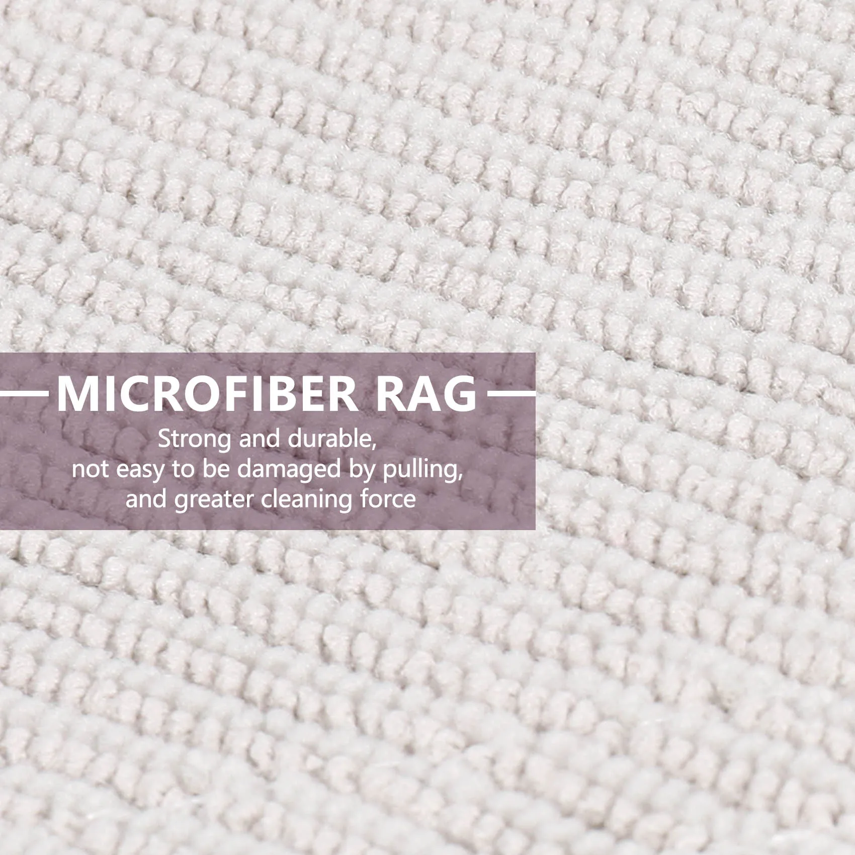 10 Pcs Microfiber Mopping Cloth Compatible for Roborock S5 S5 Max S6 S6 Pure S6 MaxV E4 E35 E2 Vacuum Cleaner Parts