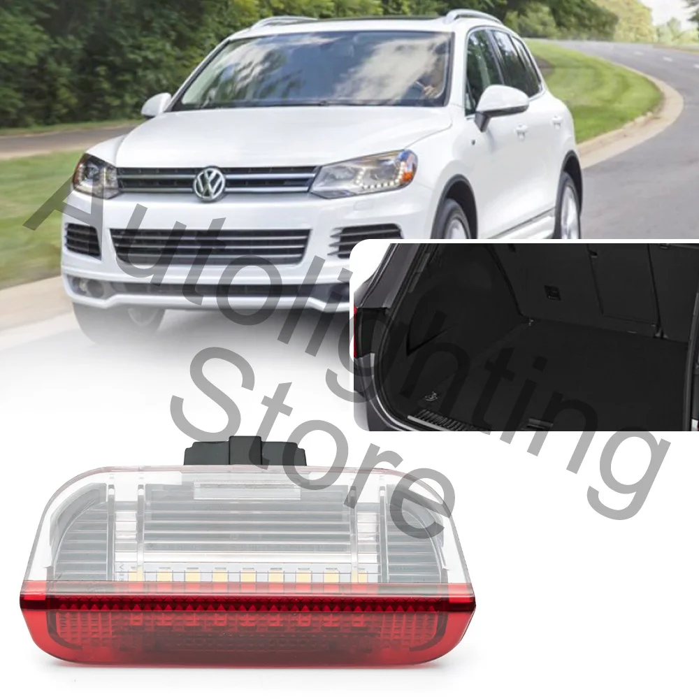 

1Pc LED Car Trunk Boot Lamps Compartment Light Interior Courtesy Lights Luggage Lamp For VW Touareg II MK2 10-18 Golf Plus 05-07