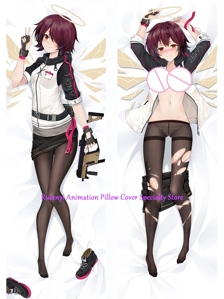 

Dakimakura Anime Arknights Exusiai Double-sided Pillow Cover Print Life-size body pillows cover Adult pillowcase