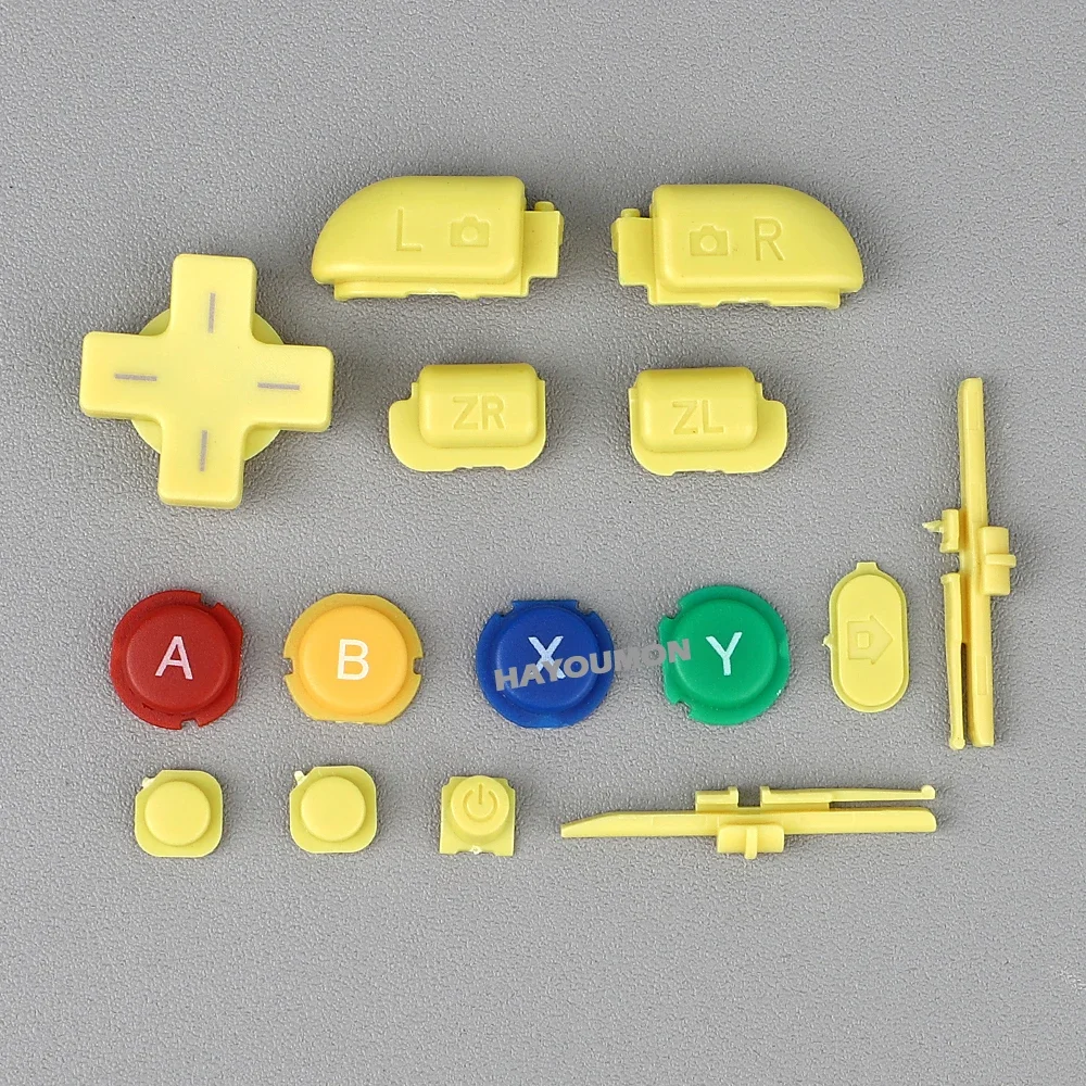 5 Farben ABXY Komplettset für NEW 3DS LL Kreuztasten Richtungspfeiltasten D-Pad Ein/Aus-Tasten für NEW 3DS XL Spielkonsole – Detail 20