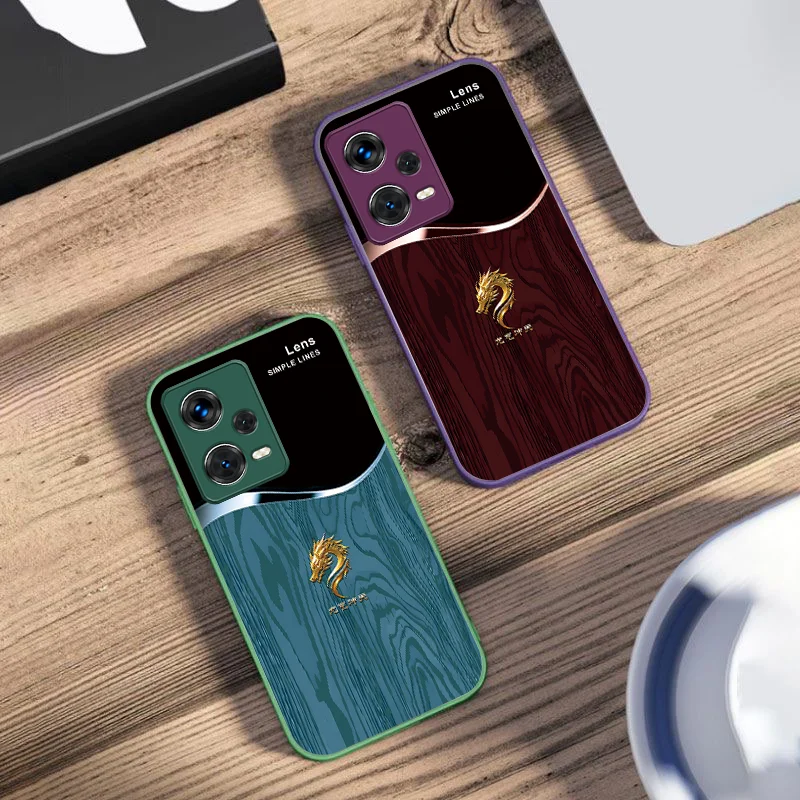 DragonQiSoarsintotheSky For Xiaomi 14 Ultra 13 Lite Redmi Note 13 11 Pro 12 Plus Poco X6 3 Pro F4 6 GT Tempered Glass Phone Case