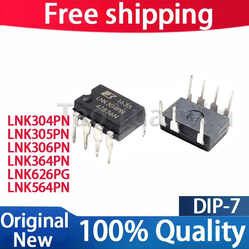 (5 pieces ) 100% New LNK304PN LNK305PN LNK306PN LNK364PN LNK626PG LNK564PN DIP-7