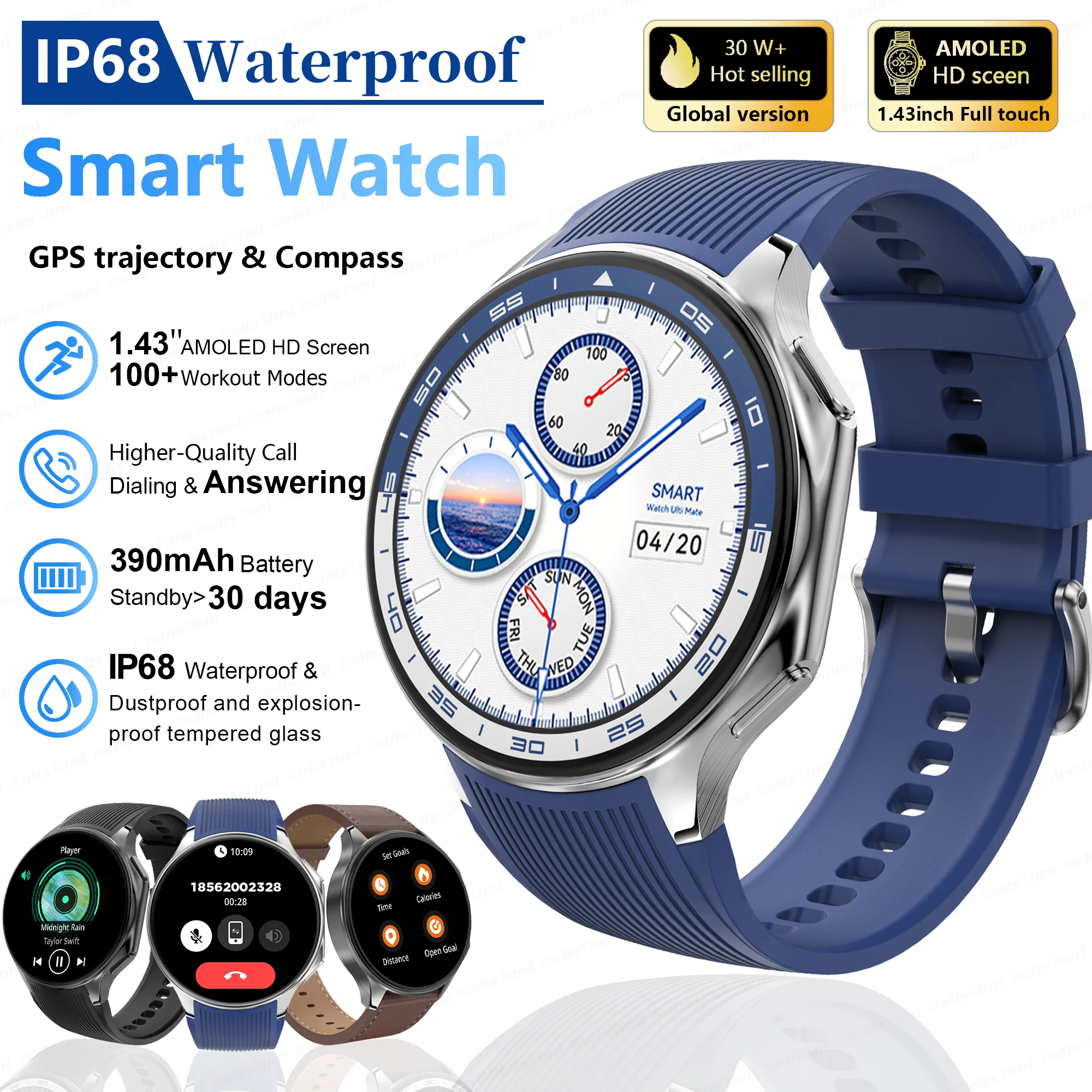 

Новые часы серии X DT 2029, умные часы, мужские AMOLED-экраны, мониторинг сердечного ритма, здоровья, компас, Bluetooth-вызов, модные умные часы