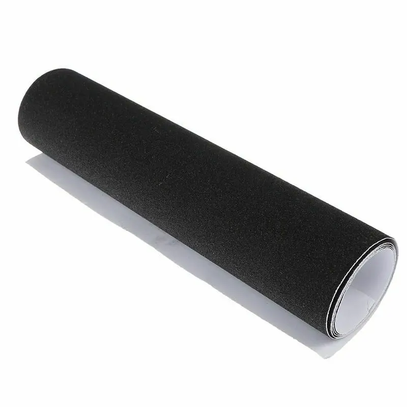 

Black Skateboard Grip Tape Anti-Skid Longerboard Sandpaper Scooter Scrub Stickers Bubble Free Skating Board Griptape Sheet