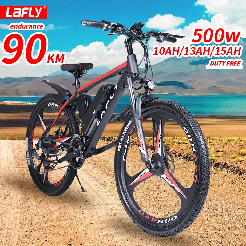 LAFLY 26 Inch 2023 NEW  electric bike 1000W 48V 15AH Battery Mountain Bike Electric Bicycle adult ebike lithium battery