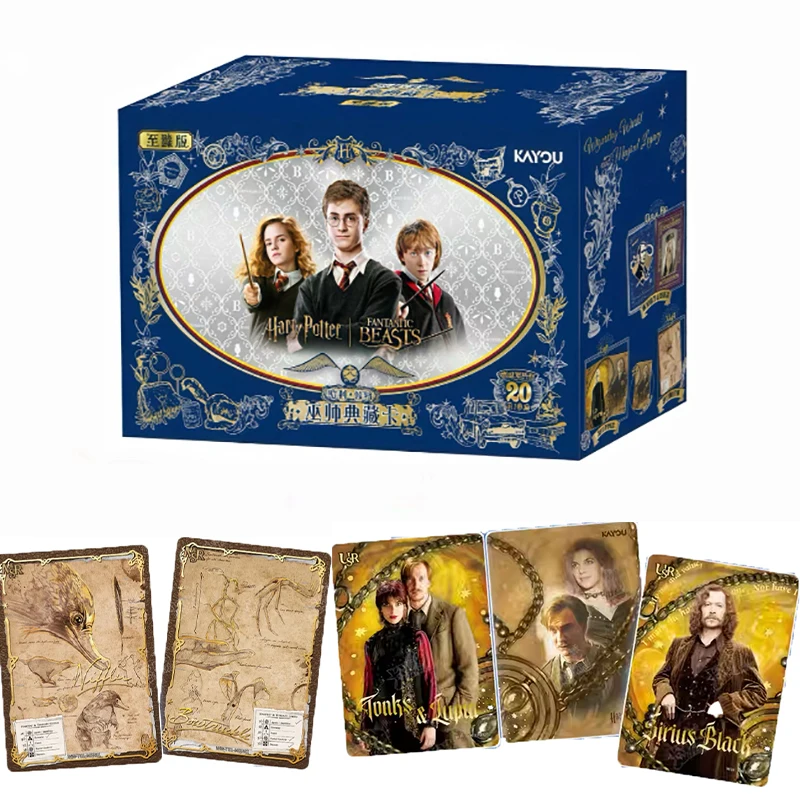 

KAYOU Harry Potter Ultimate Edition Коллекционная карта волшебника Золотая TC Железный треугольник Аниме Периферийные подарки Карты Магии Академии