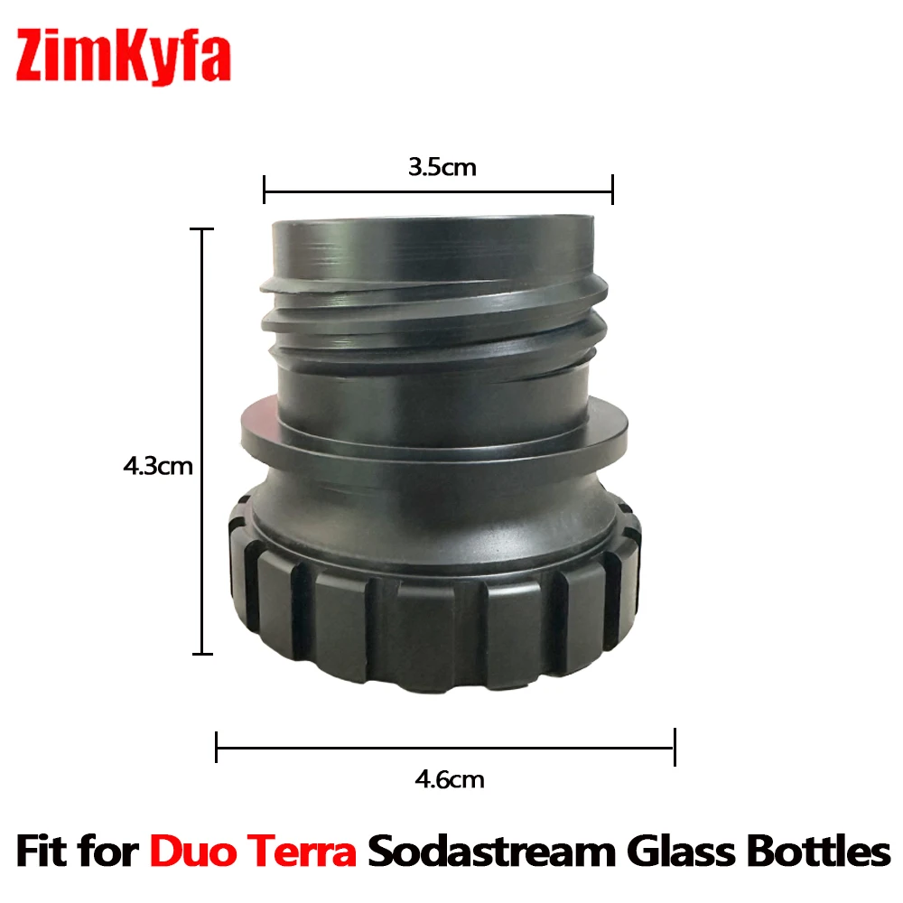 New Quick Connect Soda Bottle Adapter for Soda Crystal 0.7L Glass Bottle Compatible with Terra,Art,Aqua Fizz Soda Machine