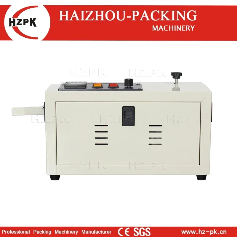 HZPK MINI Small Bag Packing Continuous Band Sealing Machine Plastic Bag Sealer Tabletop Easy Operation FR-400