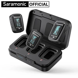 Saramonic Blink500 ProX Wireless Lavalier Lapel Microphone for iPhone Android Smartphone DSLR Camera Youtube Recording Streaming