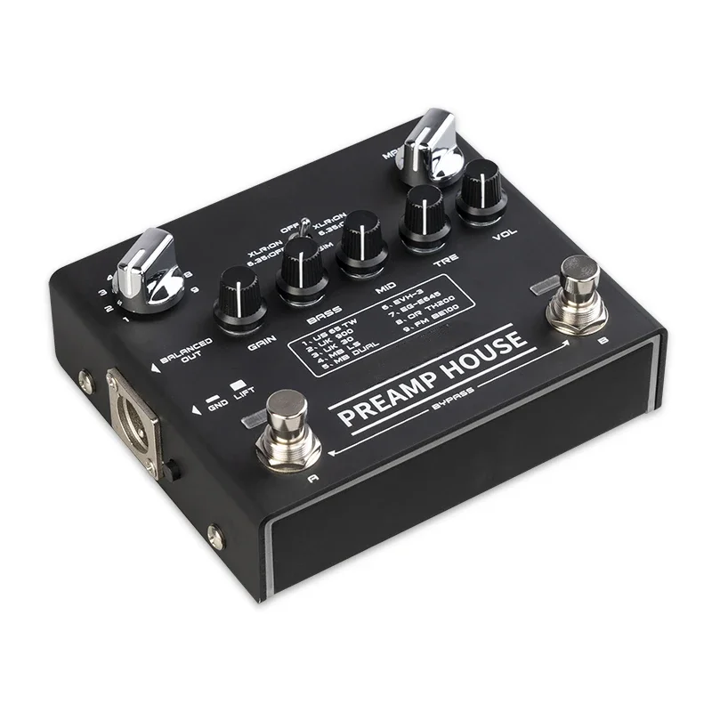 

Mini effect pre simulated electric guitar effect loop interface