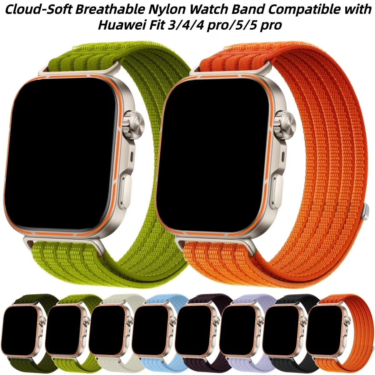Nylon loop For Huawei Watch Fit 5 4 3 Strap Breathable Sport 2026 Bracelet Correa Huawei Watch fit 4 Pro 5 Pro Original 1:1 Band