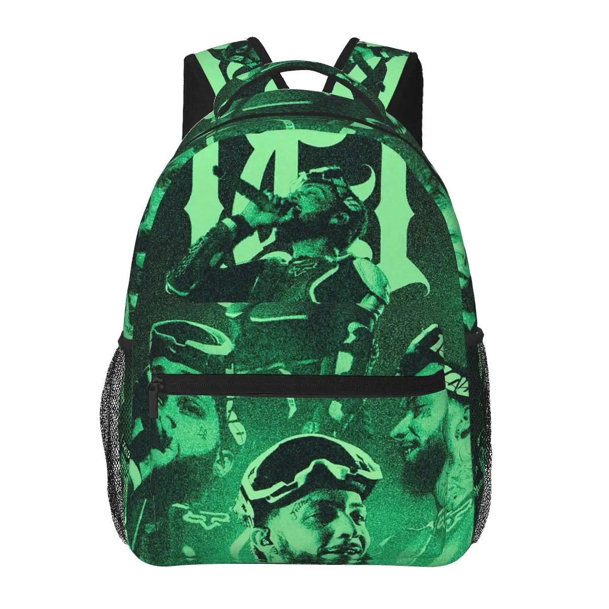 Rapper Jc Reyes Album Tour Graphic Student Backpack School Bag Hiking Travel Daypack for Boys Girls Bookbag Shoulder Bags