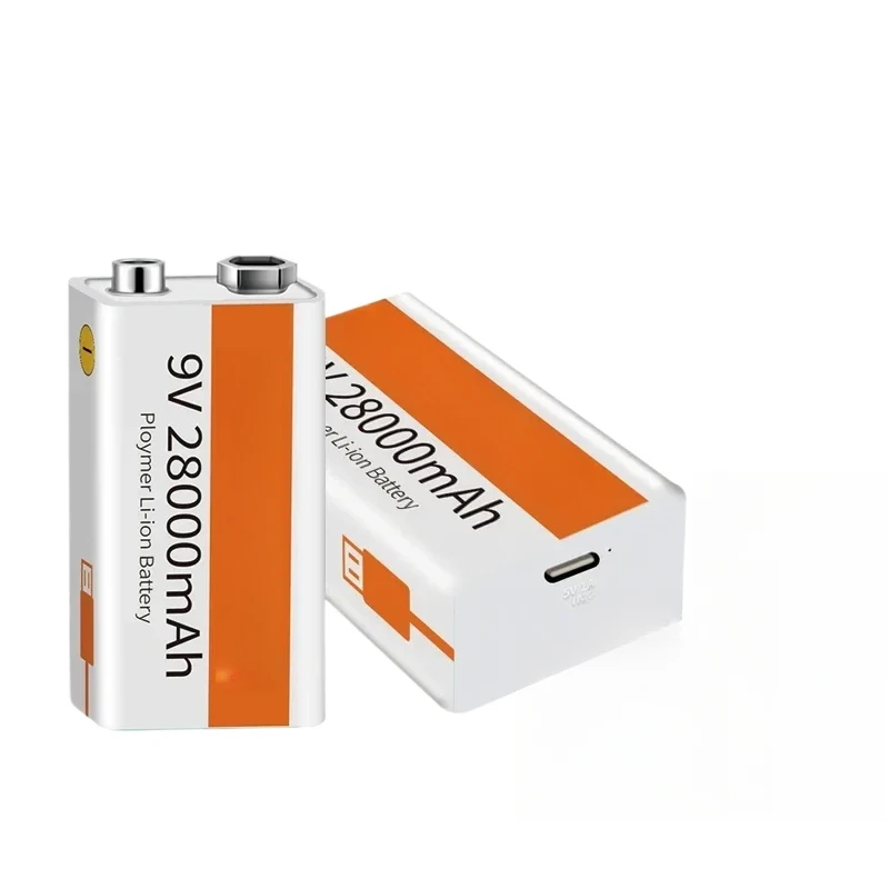9V 28000mAh Li-ion Rechargeable Battery