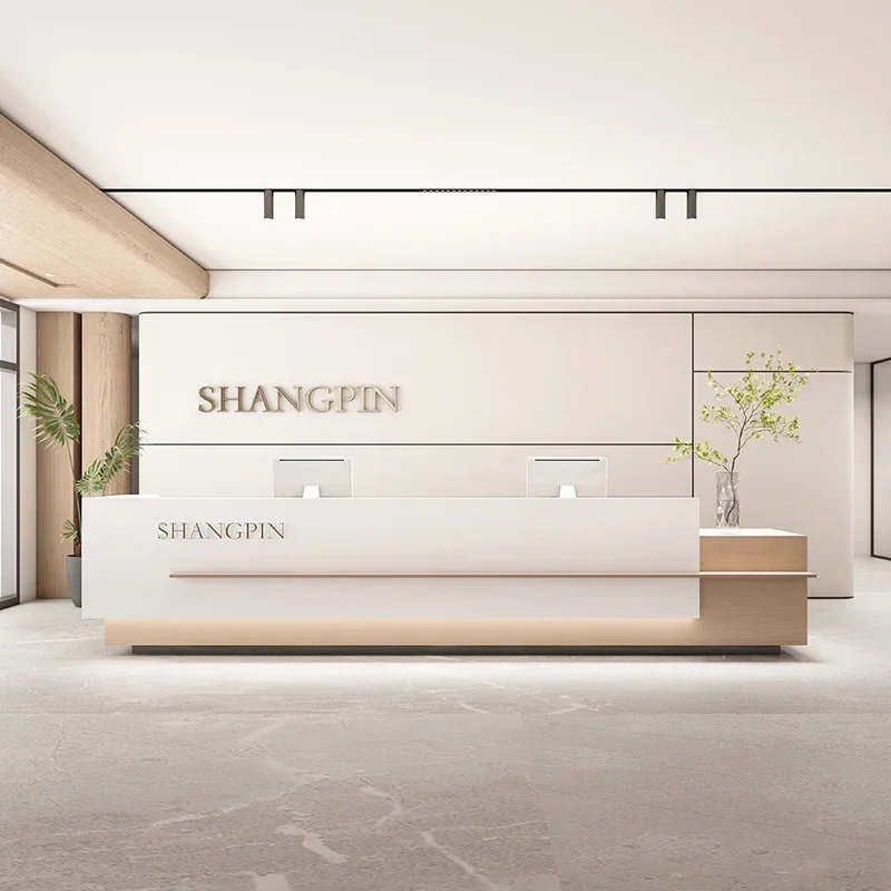 

Стойка ресепшн для салона красоты, передвижная стойка-ресепшн, стойка для больницы, компьютерный стол для кабинета, офисная мебель