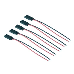 5/10 Uds 115mm 135mm JR enchufe macho y hembra Cable de extensión Servo sistema de iluminación Cable de plomo para piezas de aviones de coche RC