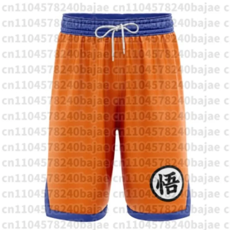 Anime Men's Shorts - Children's Quick-Drying Breathable Mesh Performance Shorts for Summer Sports, Fitness, and Leisure Jogging