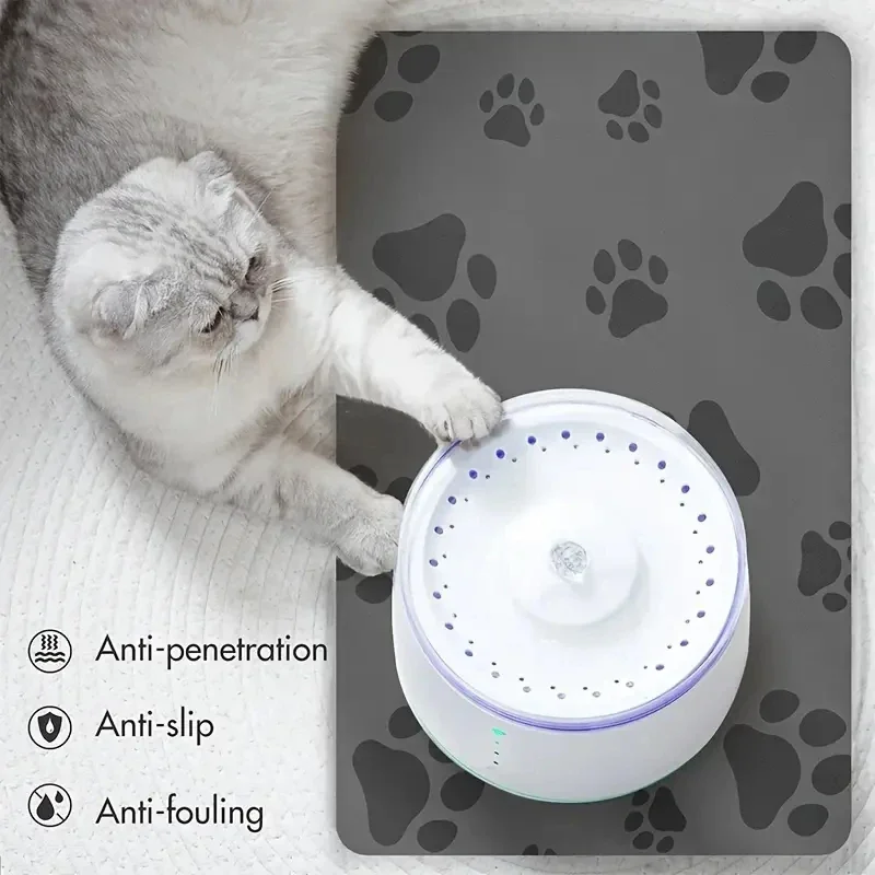 Absorb Water Pet Placemat Dog Food Bowl Mat Cat Feed Mat Cat Dog Drinking Feeding Placemat Pet Bowl Pad Feeder Mats