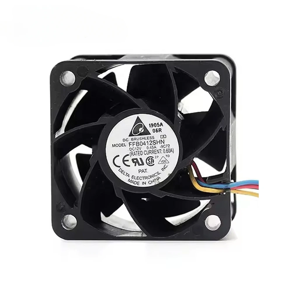 

FFB0412SHN 4028 40X40X20mm 12V DC 24CFM 13000RPM Lead Wires Double Ball Bearing Inverter Axial Cooling Fan