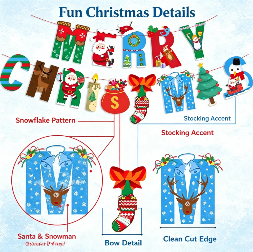 Frohe Weihnachten Strumpf-Buch – Christmas Stocking Hanging Bewertung und Preis