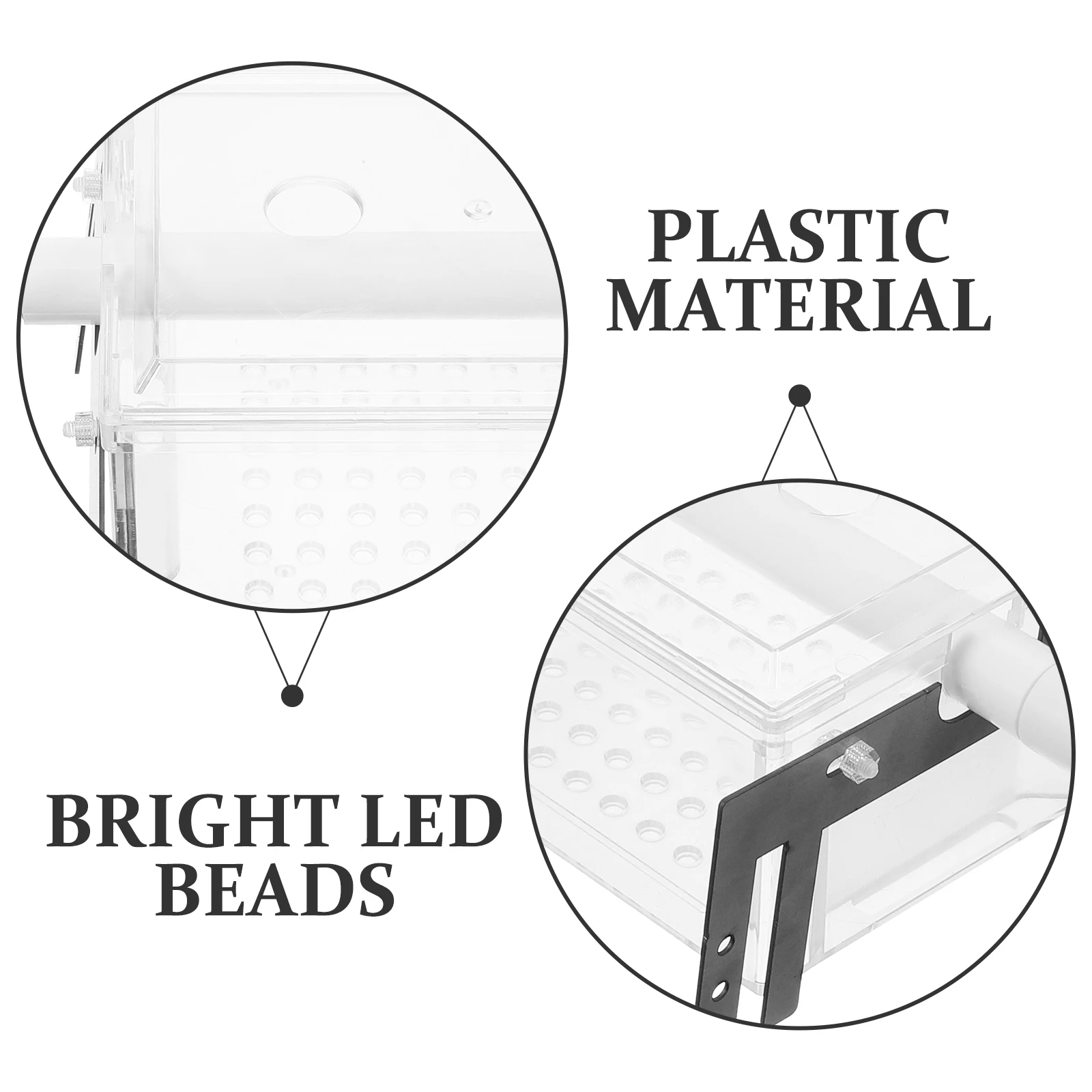 

1 set 1 Set Acrylic Fish Tank Filter Box Multifunctional Drip Filtration System For Home Office Aquarium Water Purification Odor