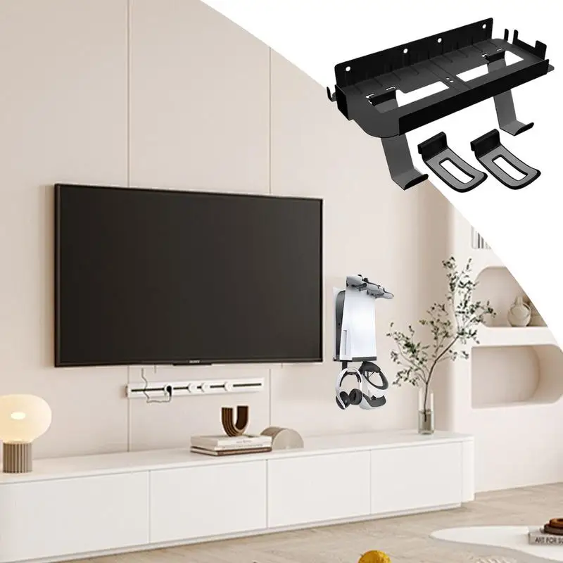 Настенный держатель VR, настенное крепление, крючок для очков, подставка для хранения, съемный компактный органайзер для хранения наушников для кабинета