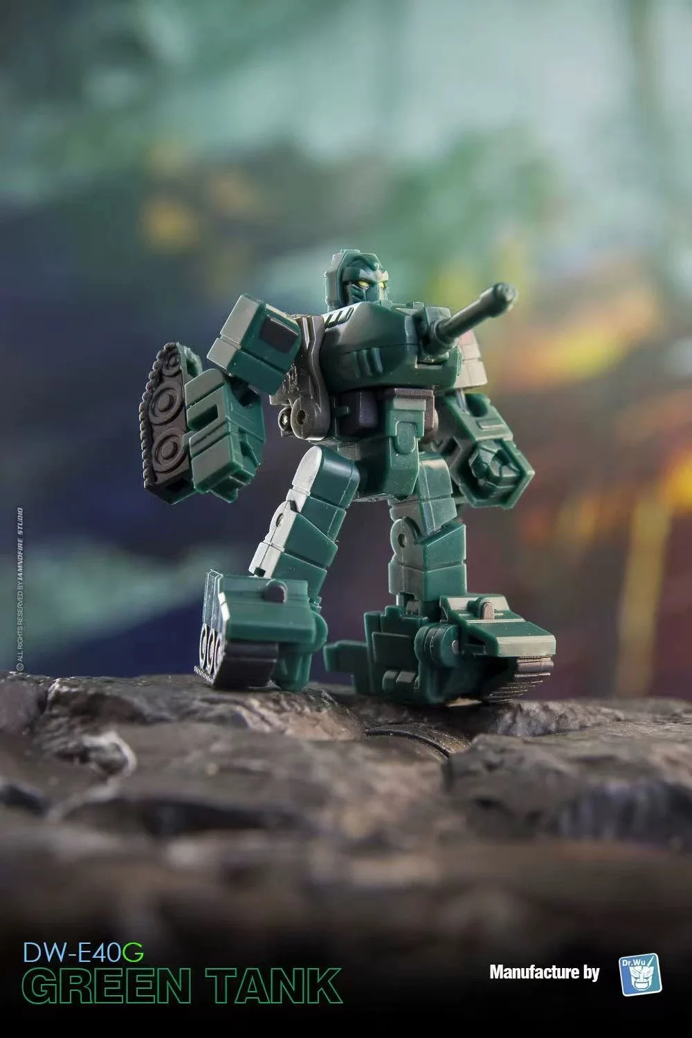 Transformatiespeelgoed DR.WU speelgoed DW-E40G DW-E42 Actiefiguur Groene tank Shi Fu