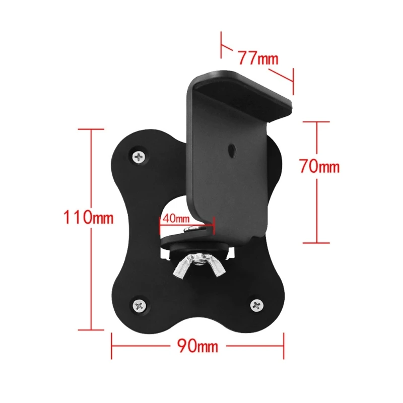 Wall Mount Bracket for Samsung HW-Q990B Rear Surround Sound Black