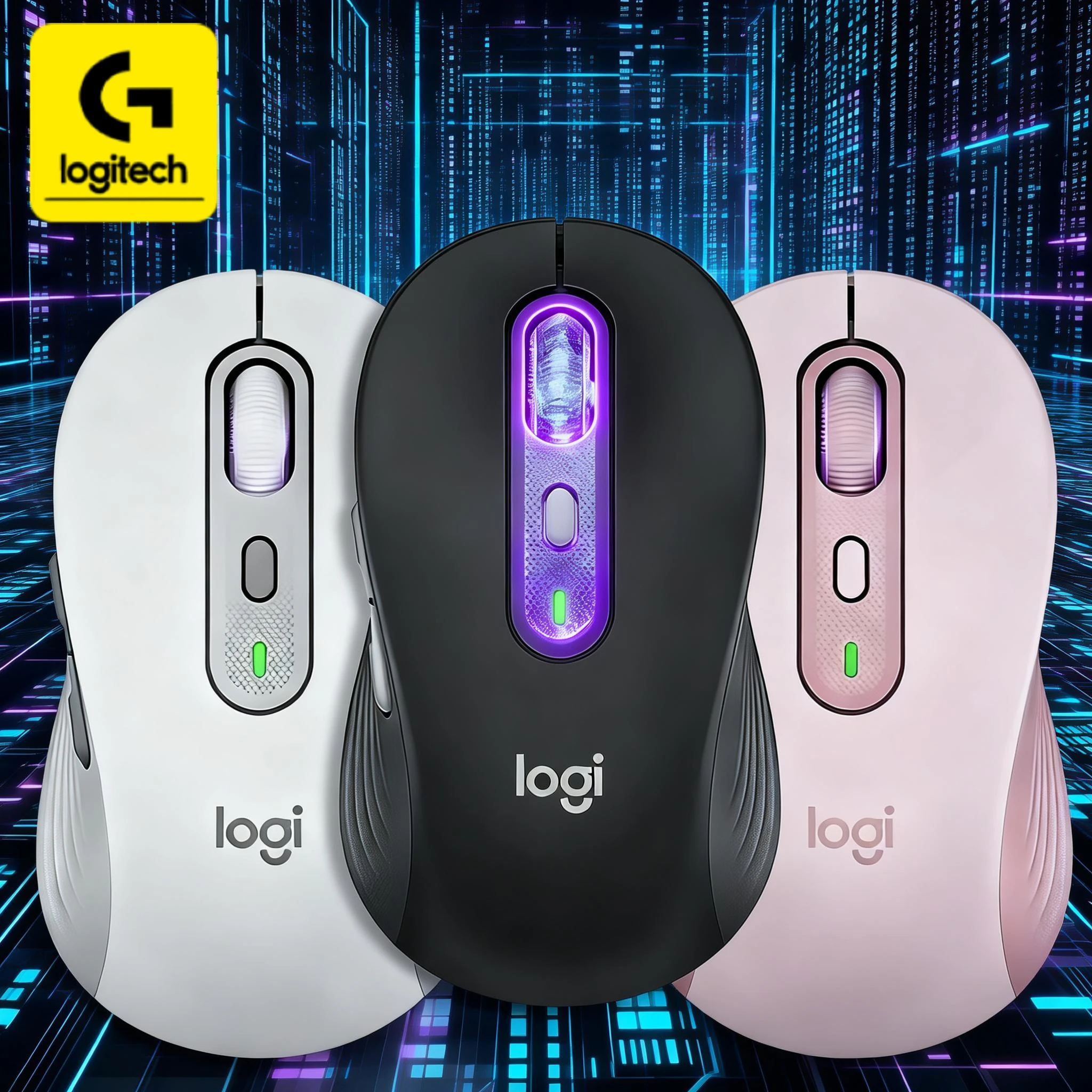 A great office companion: Logitech M650/M650L. Wireless Bluetooth connection, silent buttons, precise positioning.