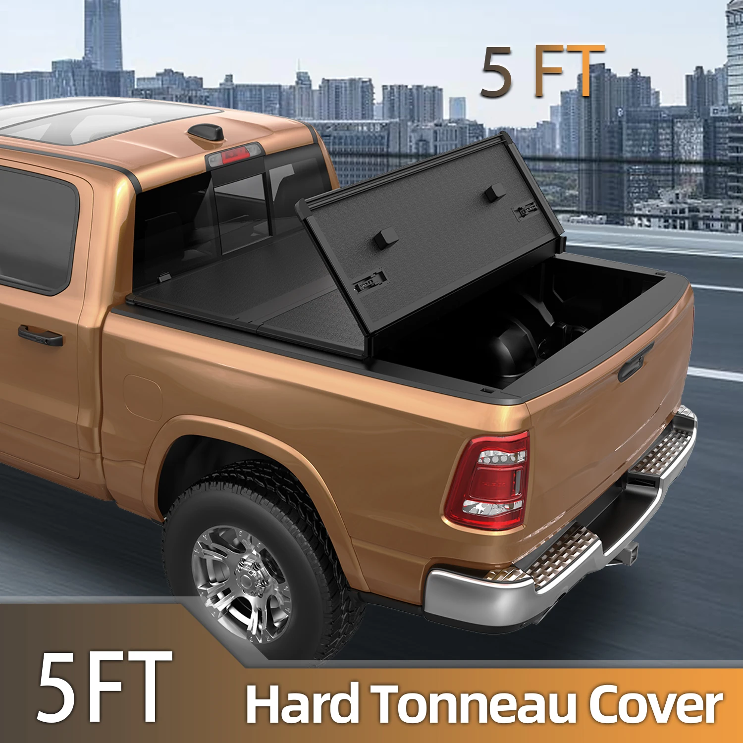 3 Fold 5FT Hard Sol… - image