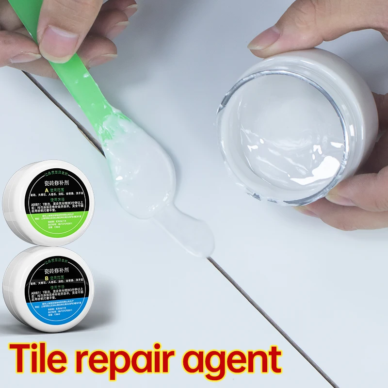 

Tile adhesive powerful adhesive tile repair agent ceramic paste toilet marble pit glaze repair household floor tile