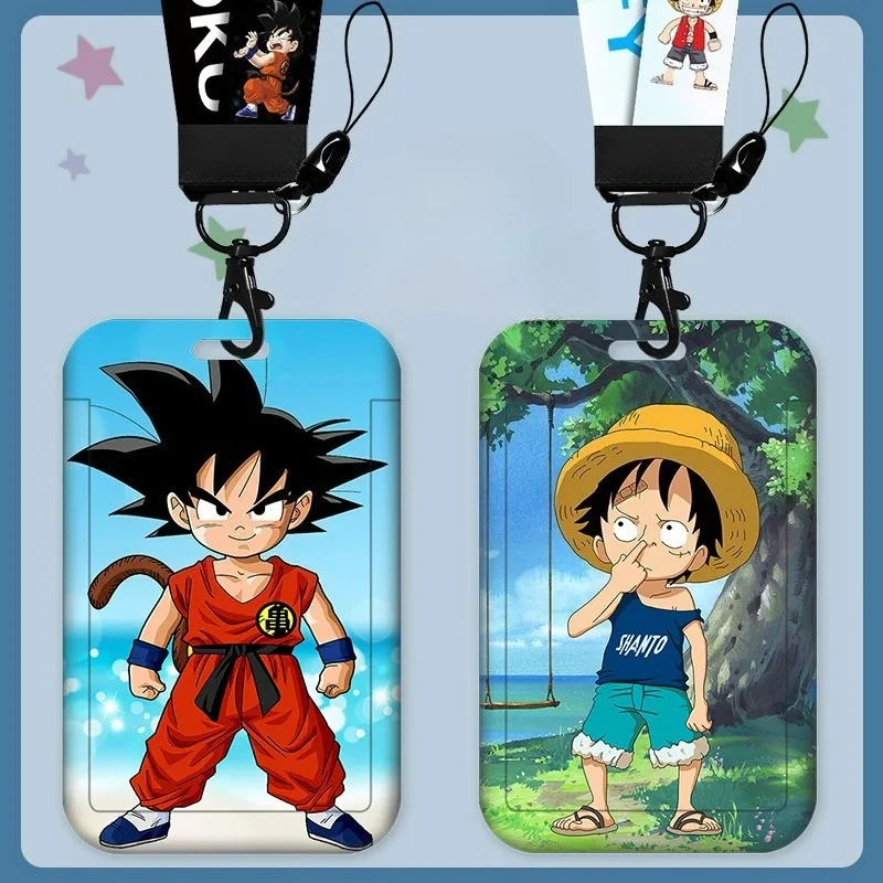 

Naruto Anime PVC Card Holder for Work ID Student Bus Access Badge Cosplay Accessories Gifts for children