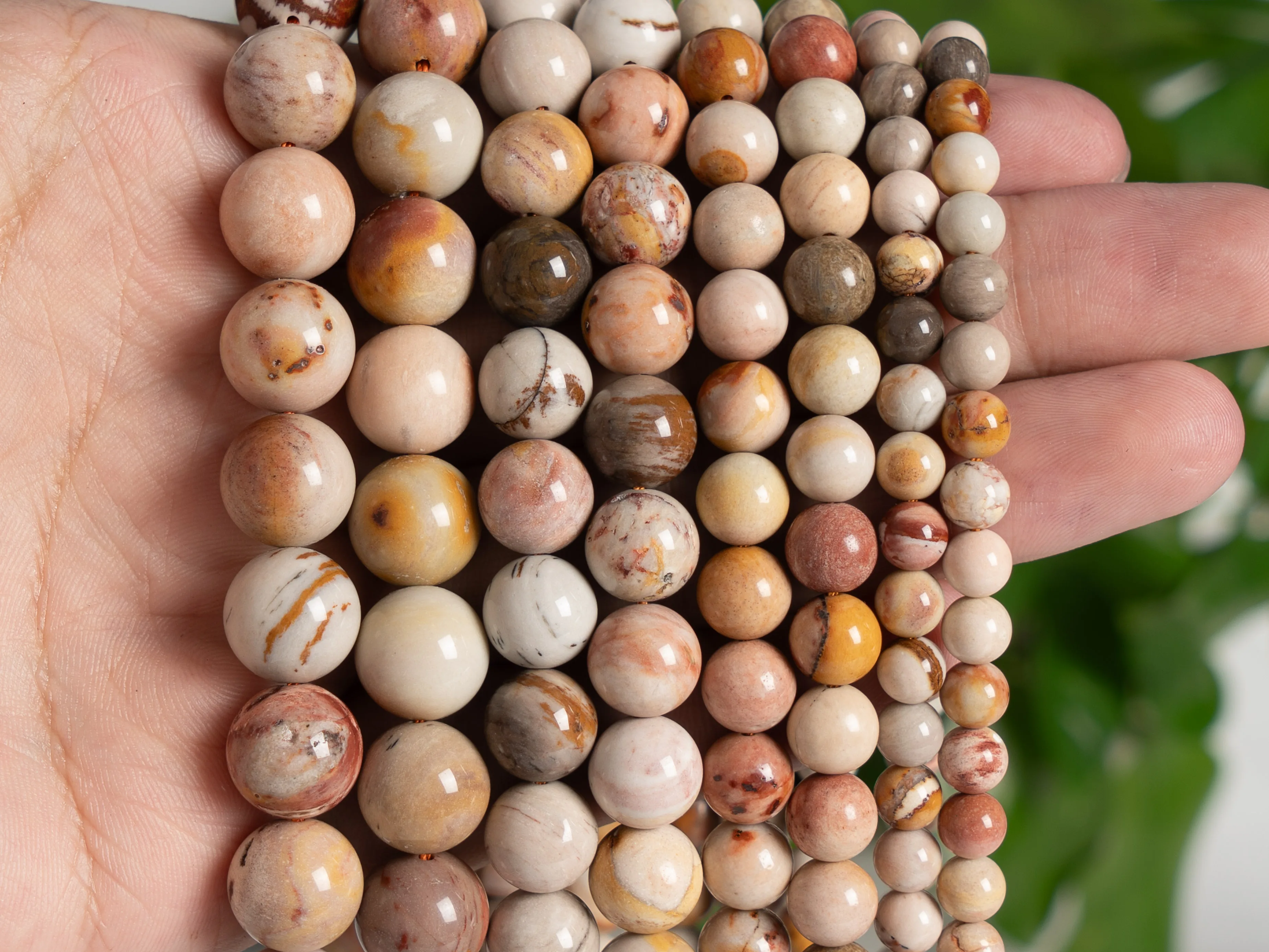 6/8/10/12MM Multicolor African Agate Beads Grade AAA Natural Gemstone Full Strand Round Loose Beads 15.5\