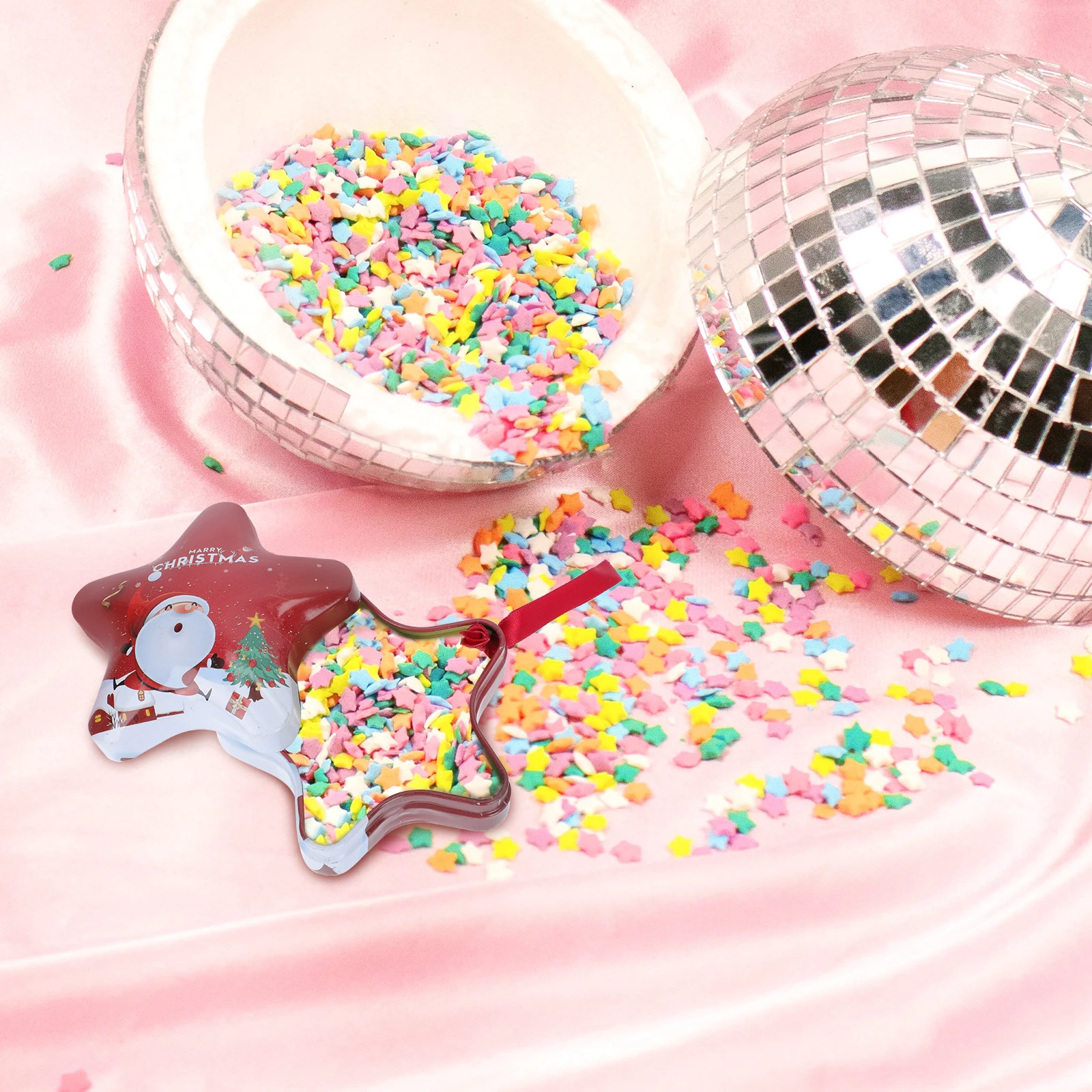 

6 Pcs Boxes Chocolate Candy Christmas Containers Tinplate Gift for Sweets Bride