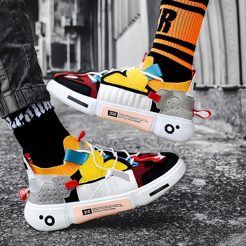 

Men's Shoes 2025 New Autumn Trendy Brand Torre Men's Thick Sole Increased Casual Flow Reflective Sports Running Trendy Shoes