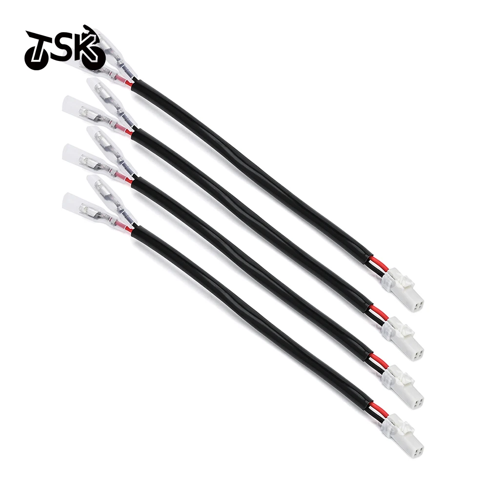 Wire Adapter Plug Connectors 2 Power Cords For KTM 125 200 250 690 790 990 DUKE SMC SMC-R Connecting Line Turn Signal Marker