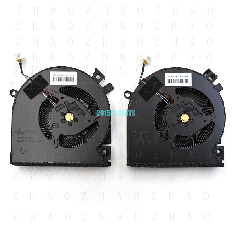 L+ New for  HP Victus 15-FB 15-FB0015NR 15-FB0028NR 15-FB0121NR 15-FB1013DX CPU GPU Fans