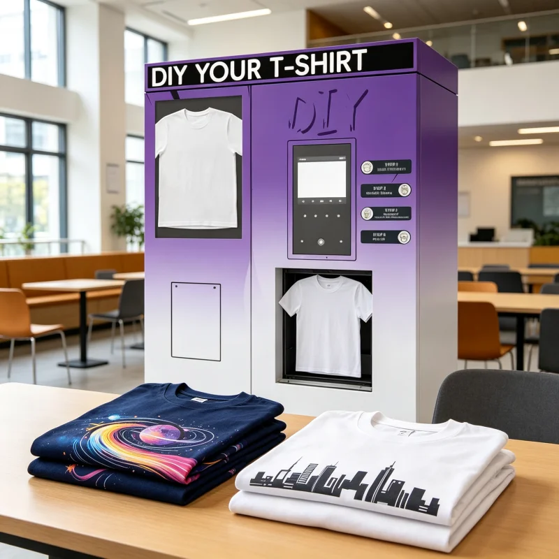 Phone Cases Vending Machine - เครื่องพิมพ์ยูวีแบบแท่นราบ เครื่องขายสินค้าอัตโนมัติ เครื่องพิมพ์เสื้อยืด เคสมือถือ DIY อุปกรณ์พิมพ์อัตโนมัติสำหรับสตูดิโอ