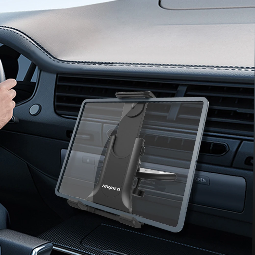 Universal Car Tablet Holder Auto CD Slot Mount - Adjustable Stand for iPad Pro/Air/Mini 10.9, 4-11