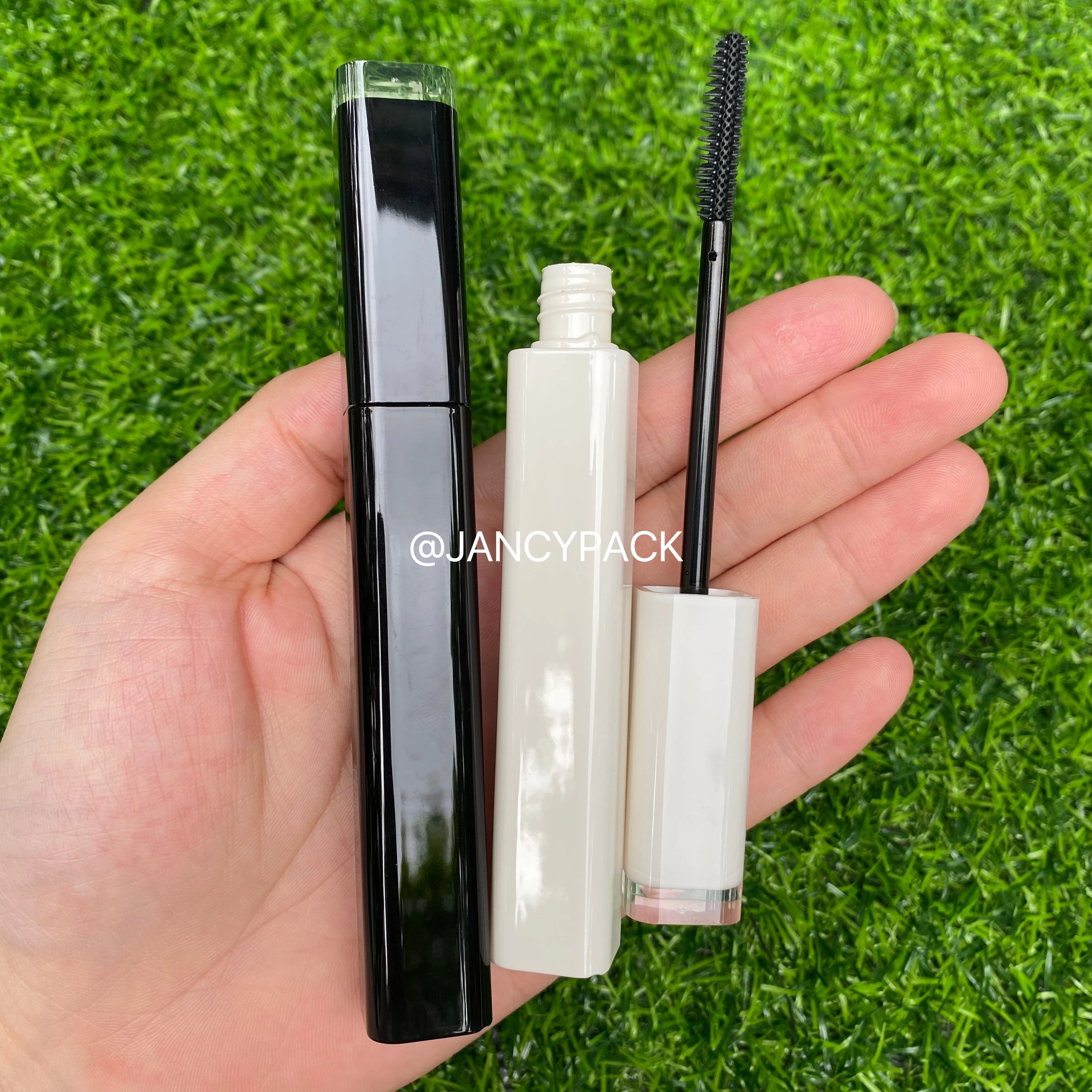 6ML Empty DIY Mascara Tube White Black Eye Cream Packaging Container  Black Eyelashes Split Vials Makeup White Eyelash Cream