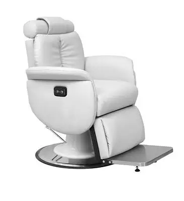 The oil head chair can be lowered. The barber chair is dedicated to the hair salon