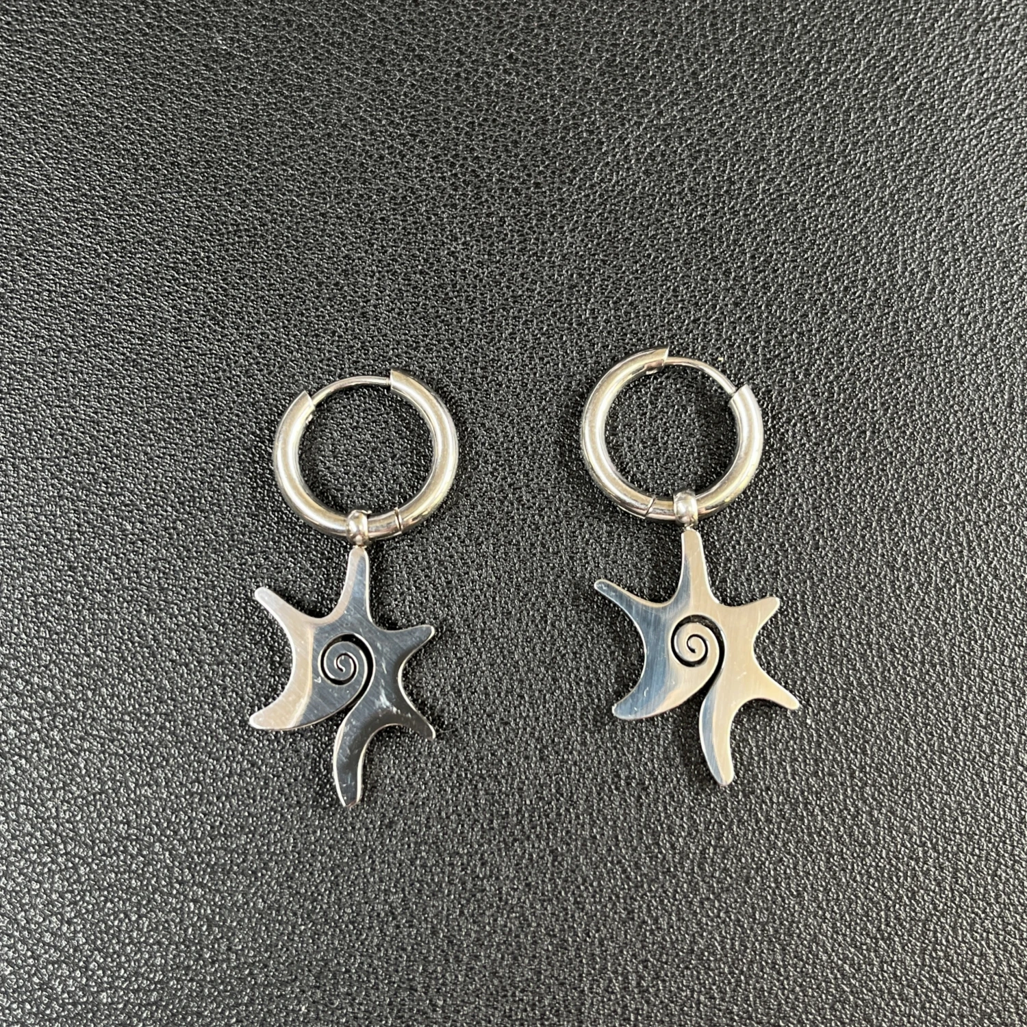 Punk Grunge Rock Nieten Kette Ohrringe Coole Mode Geometrische Tropfen Ohrringe Goth Ästhetischen Charme Schmuck Hip Hop Zubehör