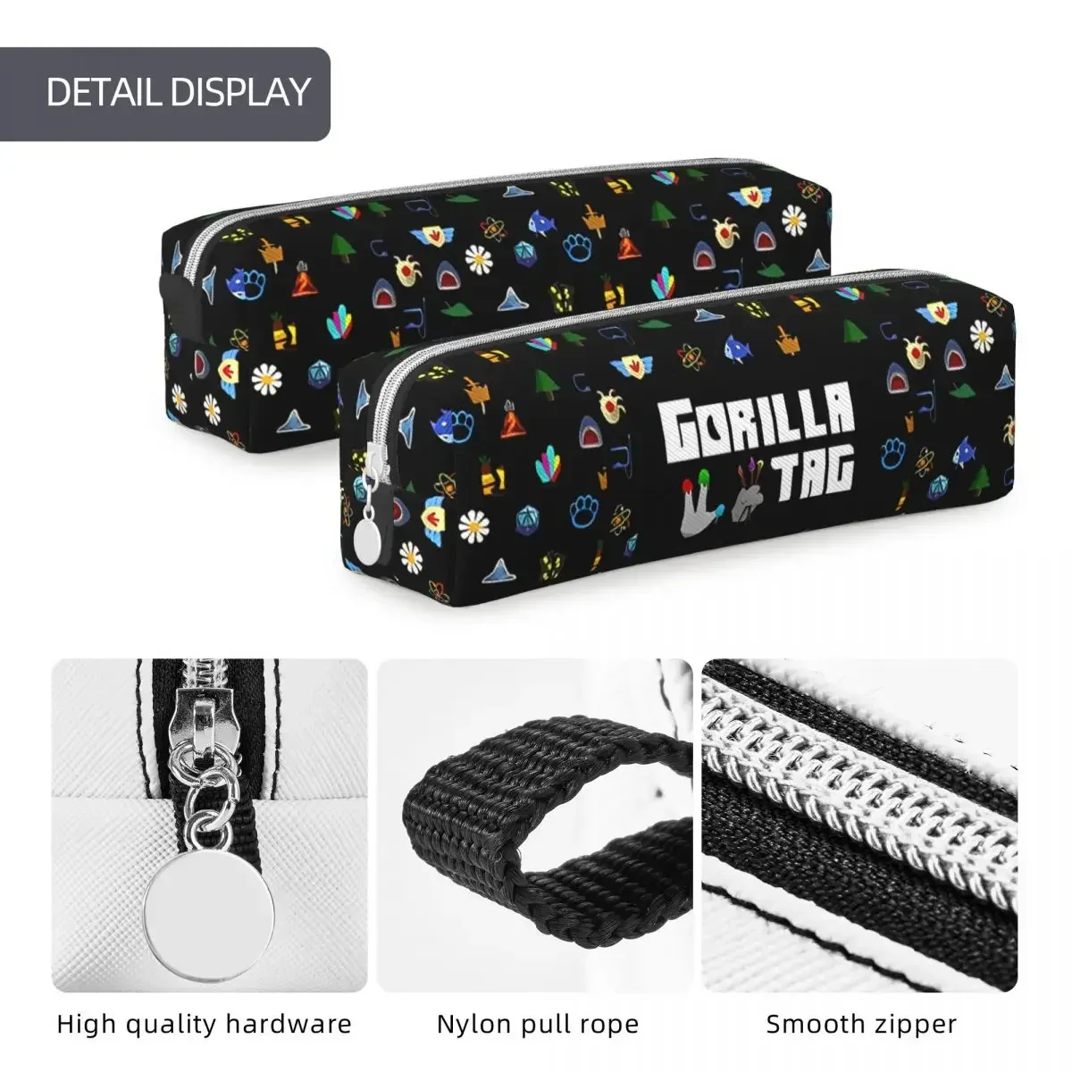 Fun Gorilla Tag VR Gamer Gaming Etui Hot Games Etuis Pen voor meisjes Jongens Grote capaciteit tassen Studenten Schoolrits