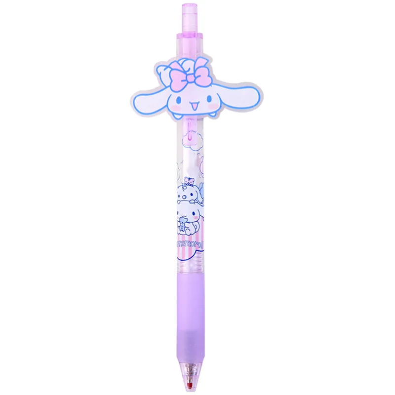 Kawaii Sanrios Stationery Cinnamoroll Kuromi Press Gel Pen Melody Creative Student Mestery Anime Hellokitty Limited Lucky Random